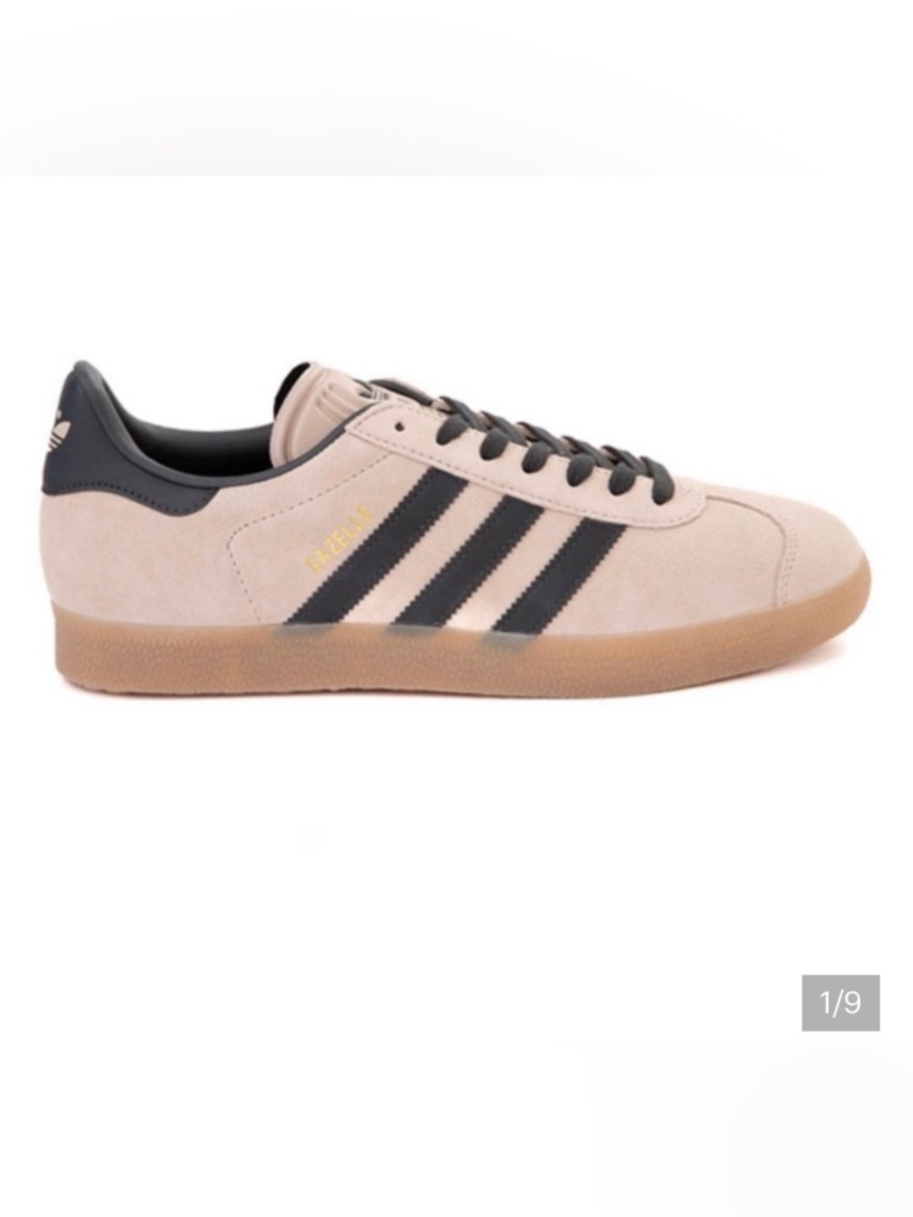 NWT adidas Gazelle Bold W - Light pink cream with black accents